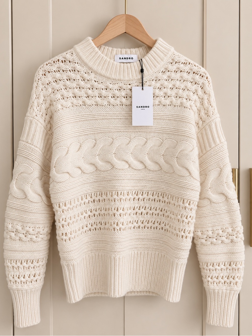 IRO Paris Larah Cable Knit Sweater